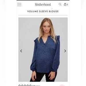 NWT Maternity Heart Print Top